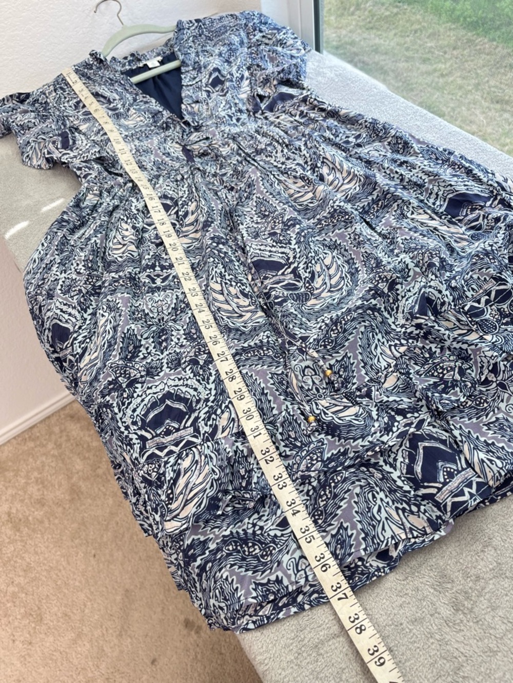 Sundance Skye Dress Navy Blue size XS - Picture 8 of 9